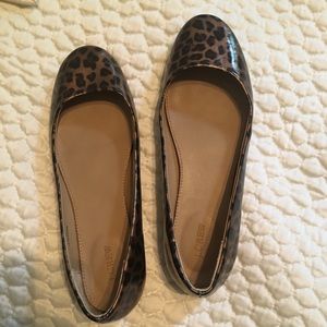J Crew tortoise ballet flat